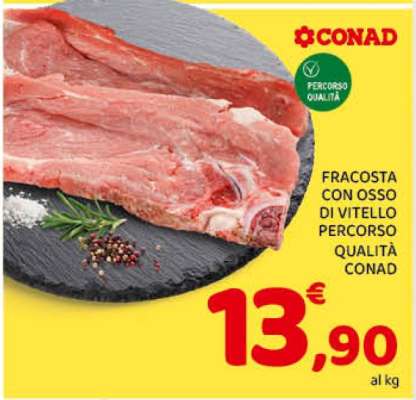 Fracosta con osso di vitello Percorso Qualità Conad