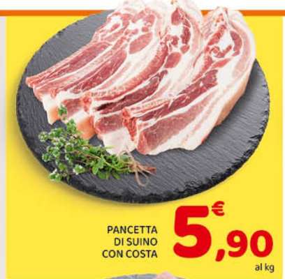PANCETTA DI SUINO CON COSTA