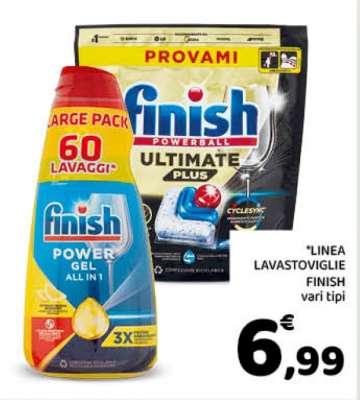 LINEA LAVASTOVIGLIE FINISH