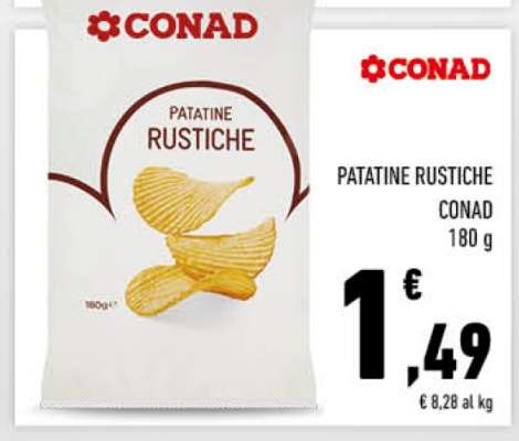 Patatine Rustiche