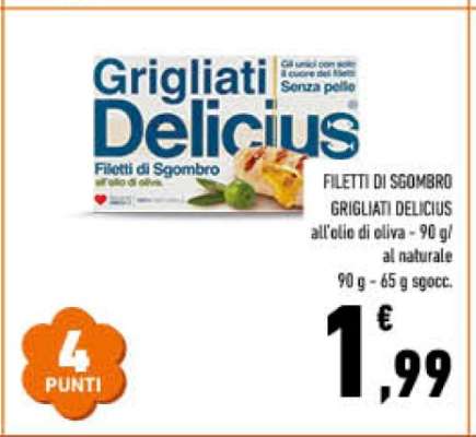 FILETTI DI SGOMBRO GRIGLIATI DELICIUS