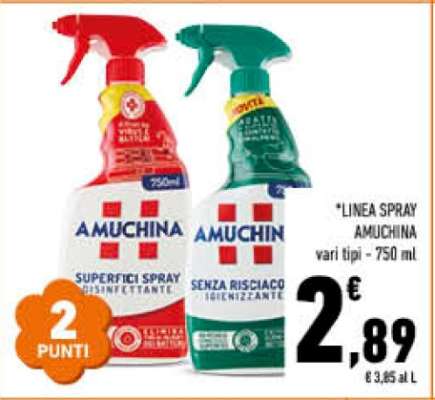 LINEA SPRAY AMUCHINA