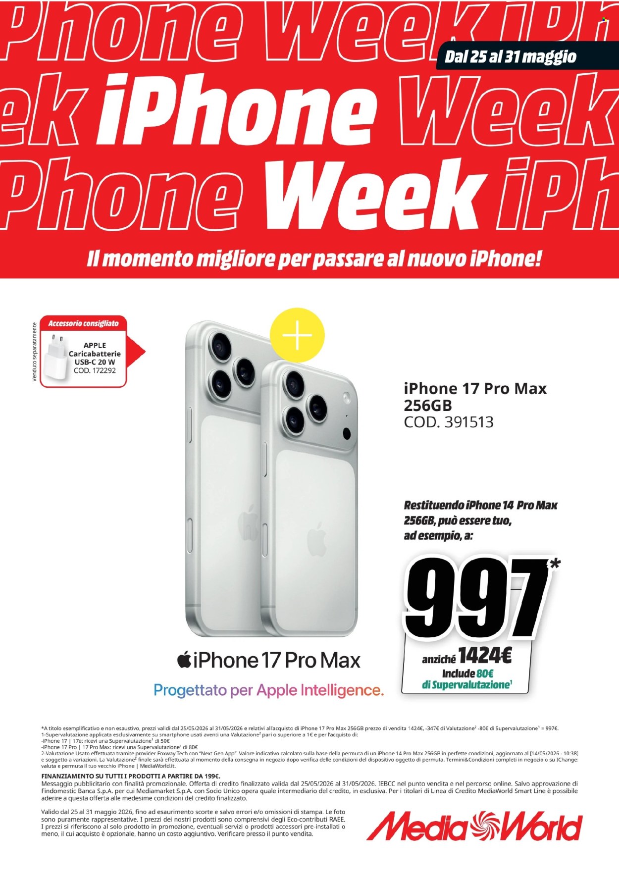 Volantino MediaWorld - 25/5/2026 - 31/5/2026. Pagina 3