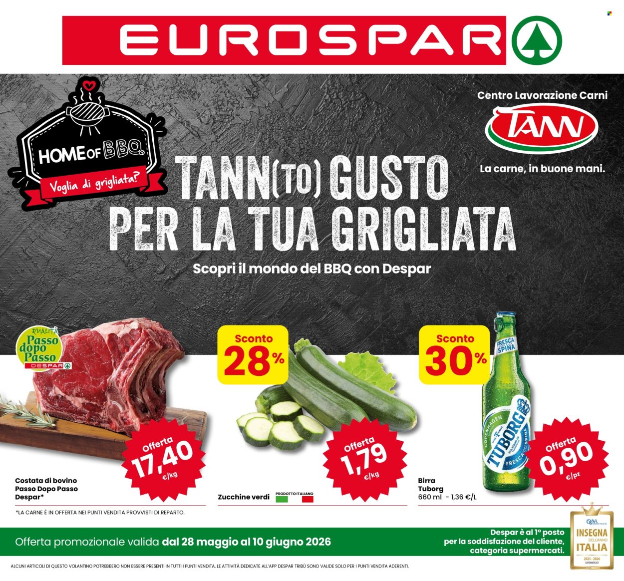Volantino Eurospar - 28/5/2026 - 10/6/2026. Pagina 1
