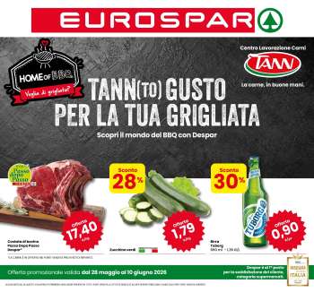 Volantino Eurospar - 28/5/2026 - 10/6/2026.