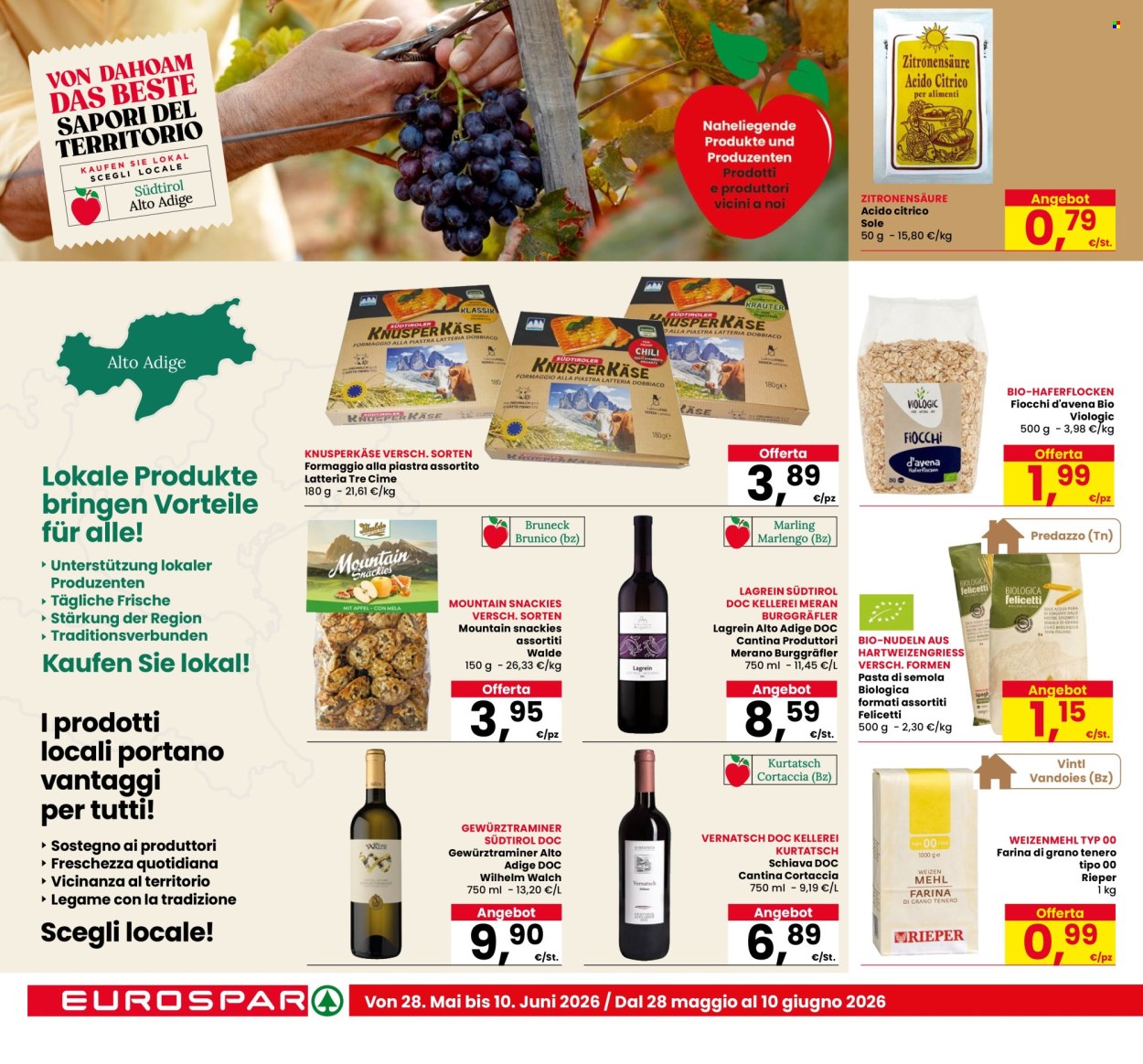 Volantino Eurospar - 28/5/2026 - 10/6/2026. Pagina 10
