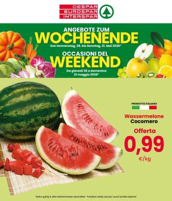 Volantino Interspar - 28/5/2026 - 31/5/2026.