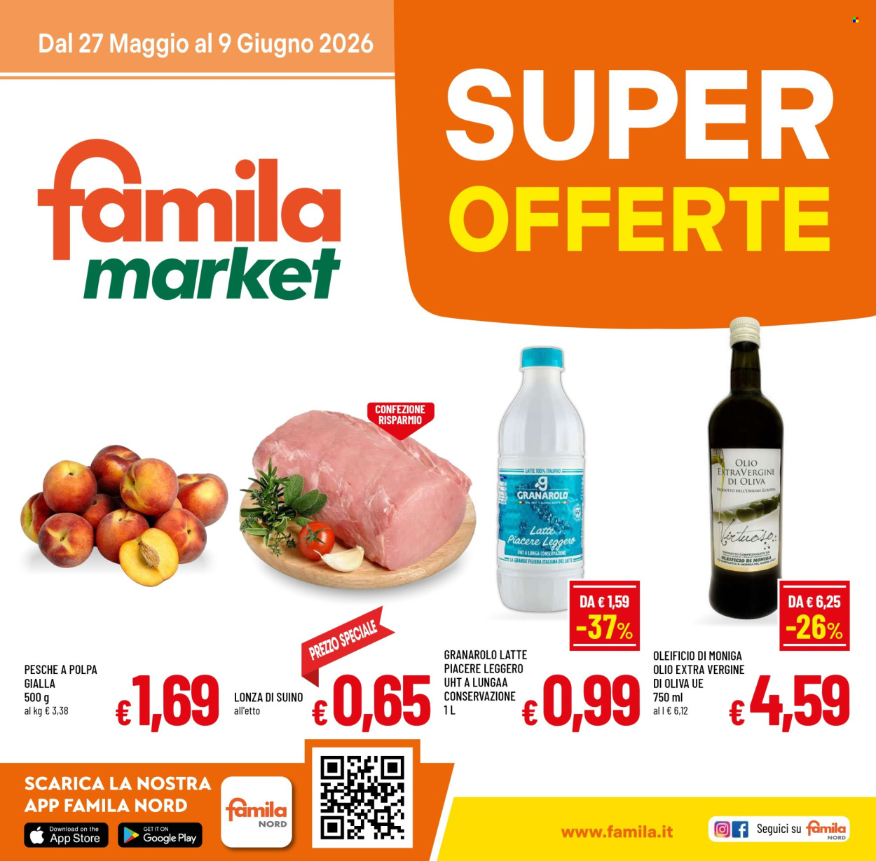 Volantino Famila - 27/5/2026 - 9/6/2026. Pagina 1