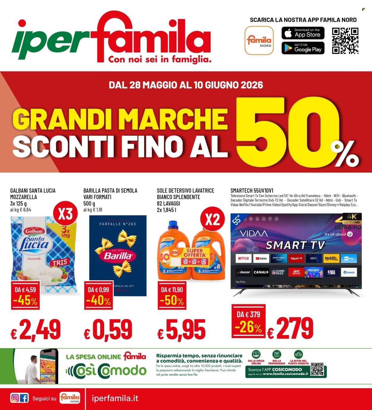 Volantino Famila - 28/5/2026 - 10/6/2026. Pagina 1
