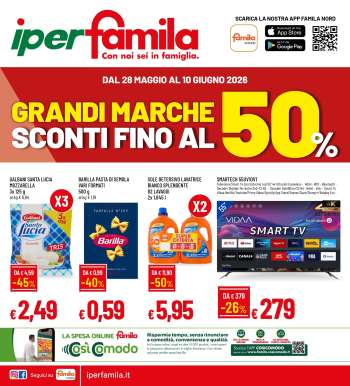 Volantino Famila - 28/5/2026 - 10/6/2026.