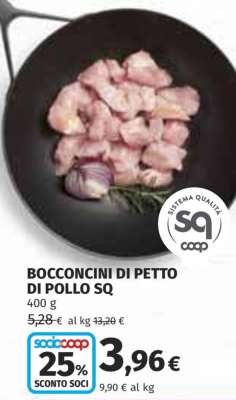 BOCCONCINI DI PETTO DI POLLO SQ