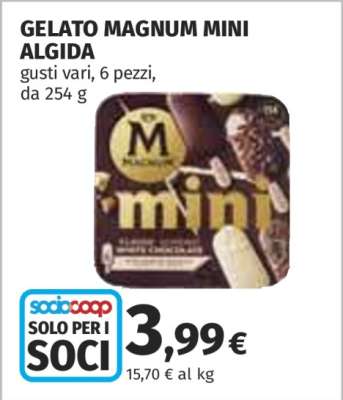 GELATO MAGNUM MINI ALGIDA