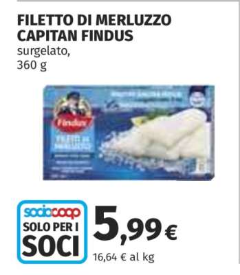Filetto di Merluzzo Capitan Findus