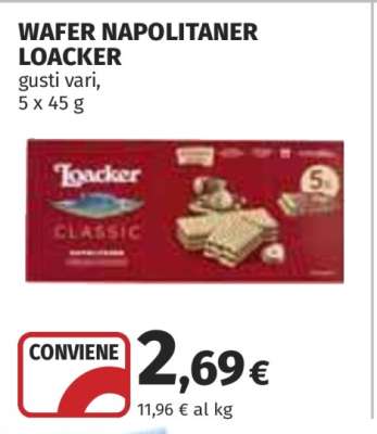 Wafer Napolitaner Loacker