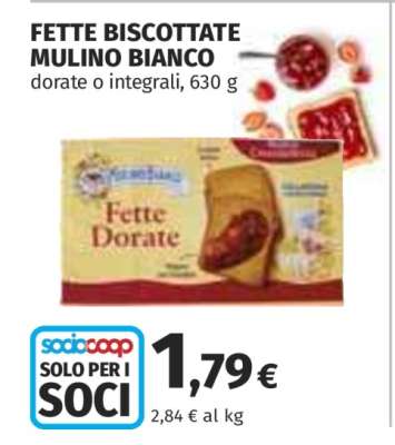 Fette Biscottate Mulino Bianco