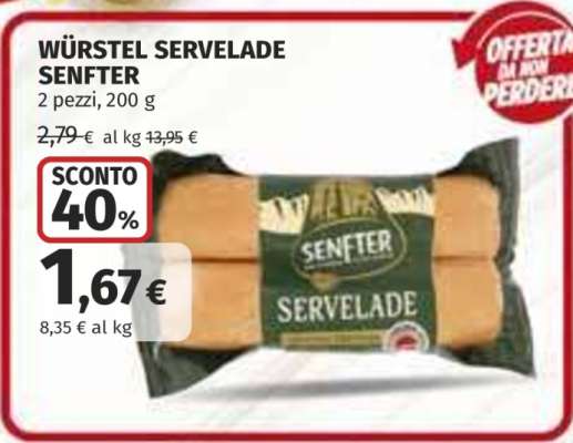 WÜRSTEL SERVELADE SENFTER