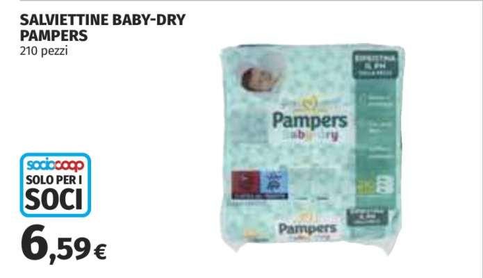 Salviettine Baby-Dry Pampers