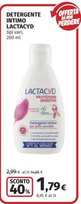 DETERGENTE INTIMO LACTACYD