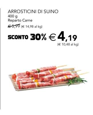 Arrosticini di Suino