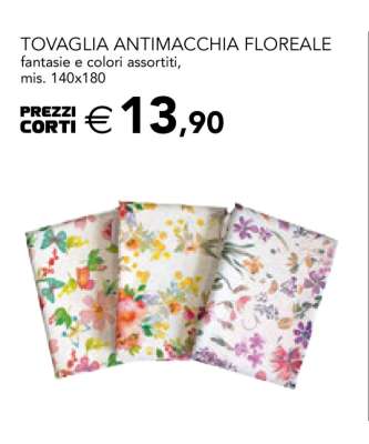 TOVAGLIA ANTIMACCHIA FLOREALE