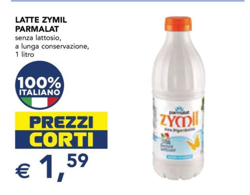 Latte Zymil Parmalat