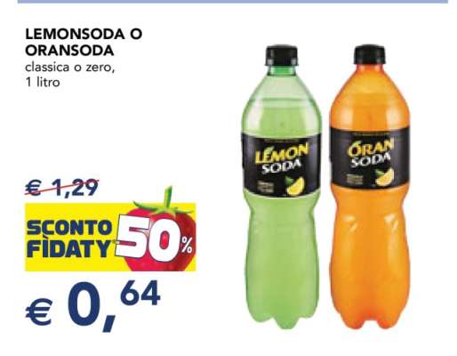LEMONSODA O ORANSODA