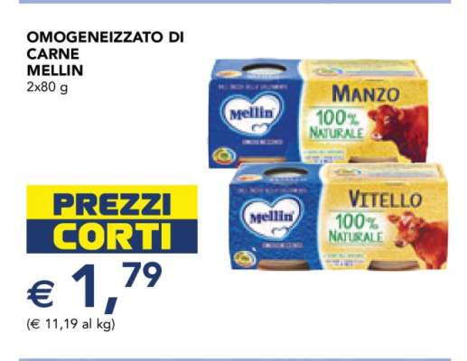 OMOGENEIZZATO DI CARNE MELLIN