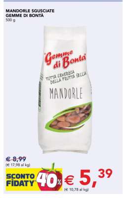 Mandorle Sgusciate Gemme di Bontà