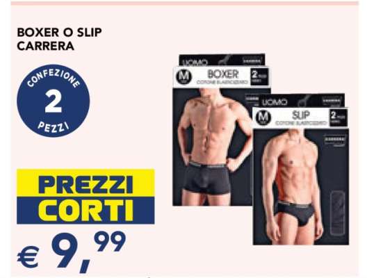 BOXER O SLIP CARRERA