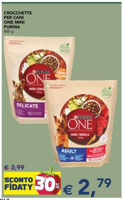 CROCCHETTE PER CANI ONE MINI PURINA