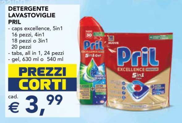 Detergente lavastoviglie Pril