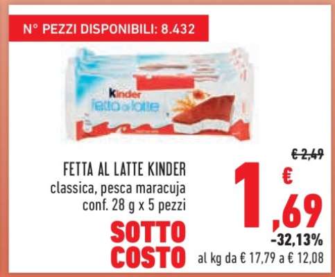 Fetta al Latte Kinder