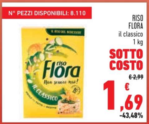 RISO FLORA il classico 1 kg