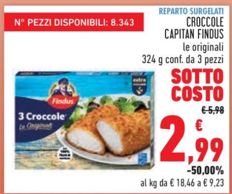 Croccole Capitan Findus