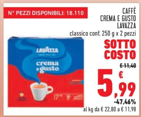 CAFFÈ CREMA E GUSTO LAVAZZA