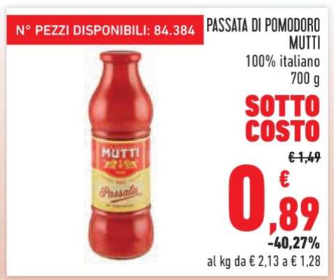PASSATA DI POMODORO MUTTI
