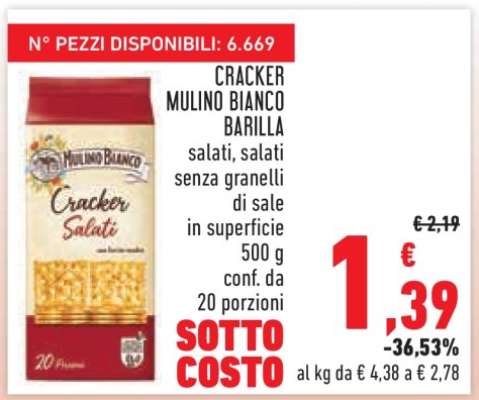 Cracker Mulino Bianco Barilla