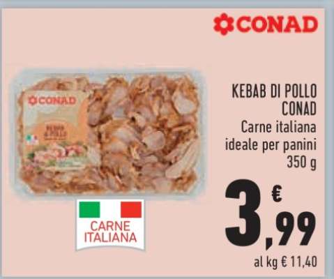 Kebab di Pollo Conad