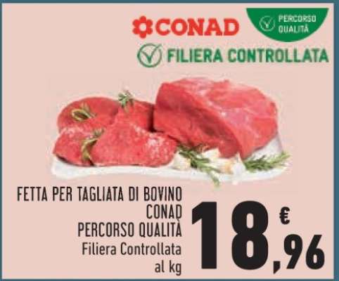 Fetta per tagliata di bovino
