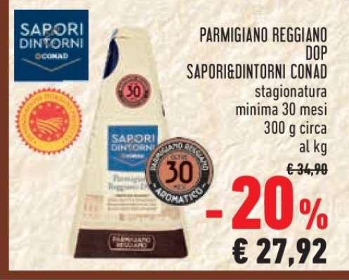 Parmigiano Reggiano DOP Sapori&Dintorni Conad