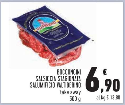 BOCCONCINI SALSICCIA STAGIONATA SALUMIFICIO VALTIBERINO
