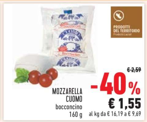 MOZZARELLA CUOMO bocconcino