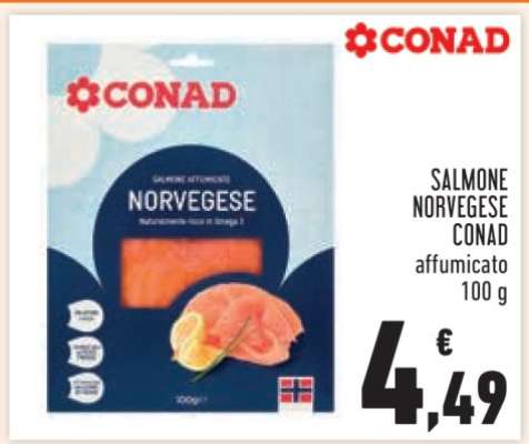 Salmone Norvegese Conad