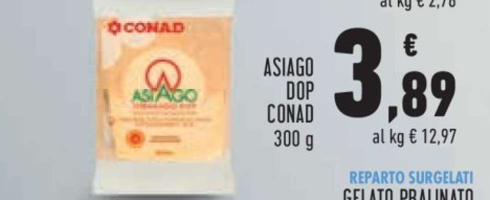 Asiago DOP Conad