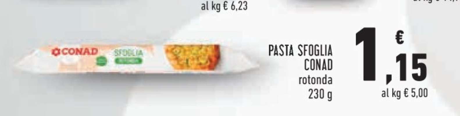 PASTA SFOGLIA CONAD