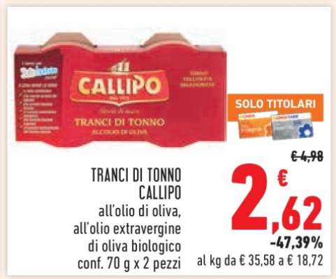 TRANCI DI TONNO CALLIPO