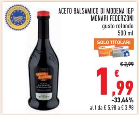 Aceto Balsamico di Modena IGP Monari Federzoni