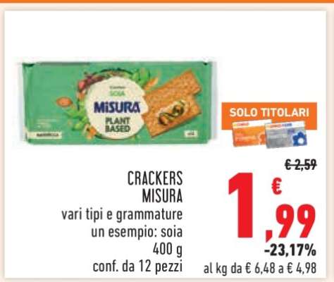 CRACKERS MISURA