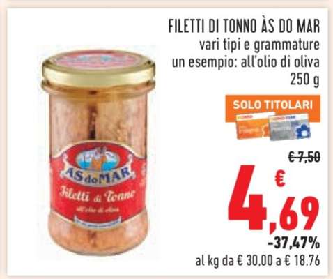 Filetti di Tonno Às do Mar