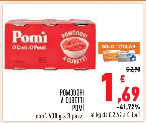 POMODORI A CUBETTI POMÌ